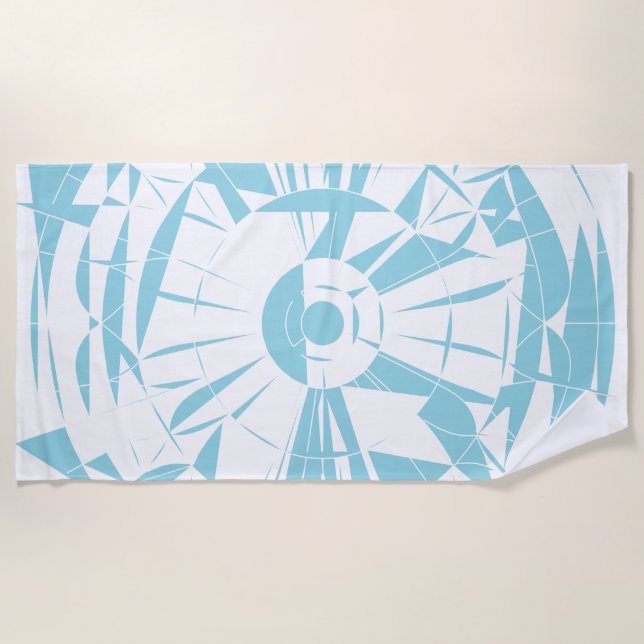 Toalha De Praia Geometric Mandala Pattern (Frente)