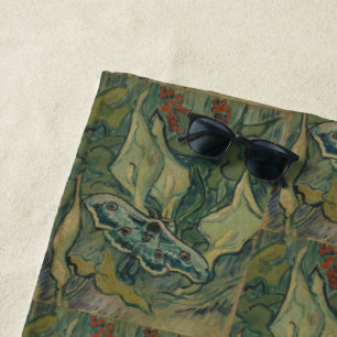 Toalha De Praia Giant Peacock Moth (1889) apresentada por Vincent