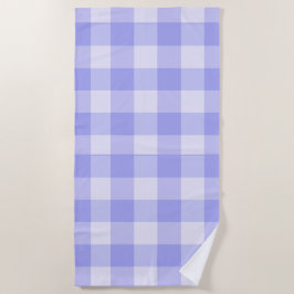 Toalha De Praia Gingham Préppy Moderno