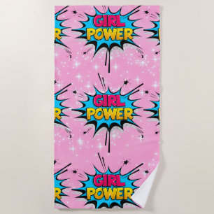 Toalha De Praia Girl Power Beach Towel