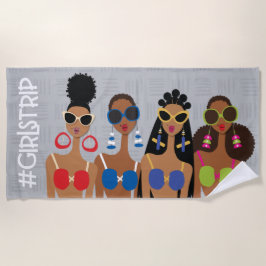 Toalha De Praia Girls Trip Beach Towel