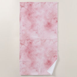 Toalha De Praia Girly Pink Abstrato
