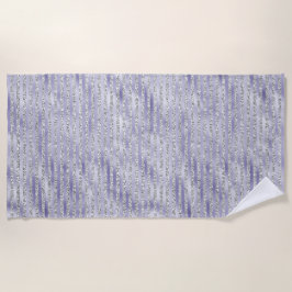 Toalha De Praia Glitzy Roxo das Pratas