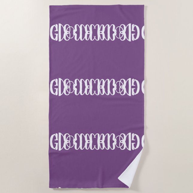 Toalha De Praia "Gloria" Beach Towel (Frente)