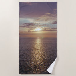 Toalha De Praia Glorioso Sol Sobre O Oceano