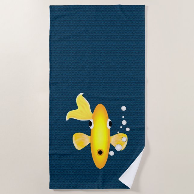 Toalha De Praia Goldfish Beach Towel (Frente)