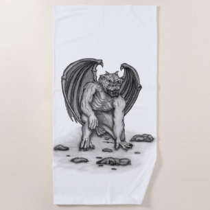 Toalha De Praia Golem Gargoyle