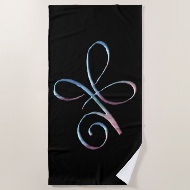 Toalha De Praia Gradient Unconditional Love (Frente)