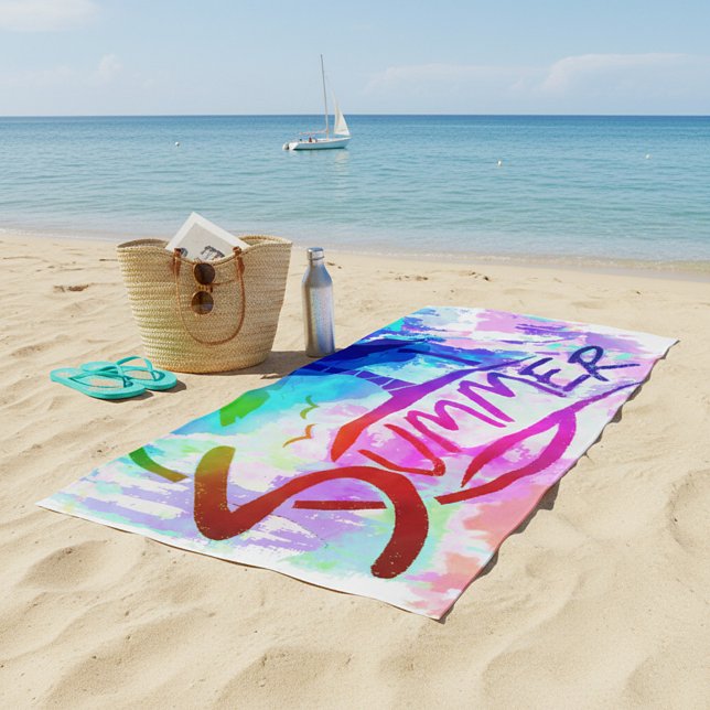 Toalha De Praia gráfico de verão  (Criador carregado)