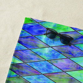 Toalha De Praia Green & Blue