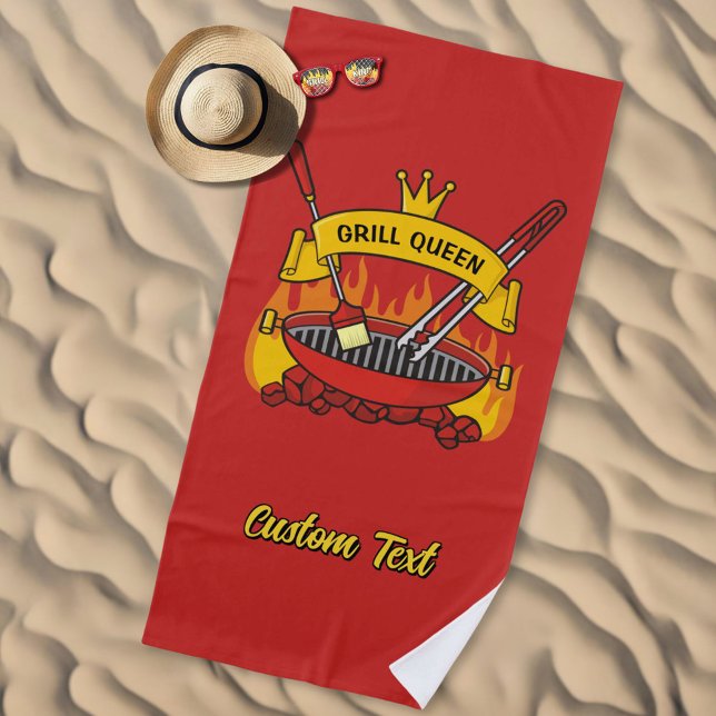 Toalha De Praia Grill Queen (Criador carregado)