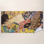 Toalha De Praia Gustav Klimt Senhora Com Leque<br><div class="desc">Gustav Klimt Senhora Com Leque</div>