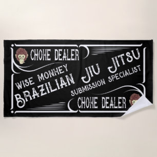 Toalha De Praia Gym Especialista em Envio de Dealer de Choke BJJ