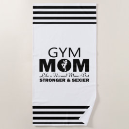 Toalha De Praia Gym Mãe Beach Towel