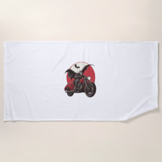 Toalha De Praia Halloween Moonlit Vampire Ride