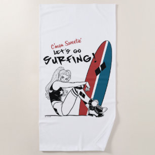 Toalha De Praia Harley Quinn - Surfe em Vamos