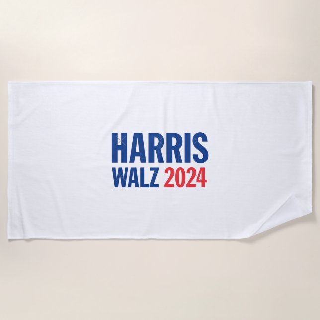 Toalha De Praia Harris Walz 2024 (Frente)