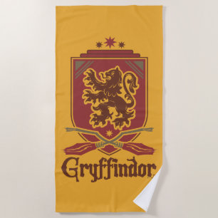 Toalha De Praia Harry Potter Crachá Gryffindor QUIDDITCH™