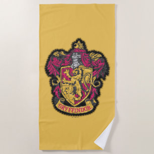 Toalha De Praia Harry Potter Gryffindor House Crest