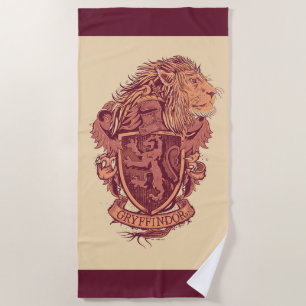 Toalha De Praia Harry Potter Paixão De Leão Gryffindor