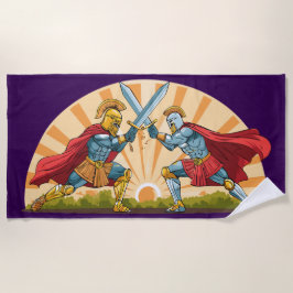 Toalha De Praia Hector and Achilles