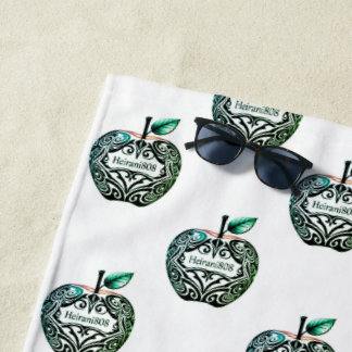 Toalha De Praia Heirani808 Ilha Tropical Apple Blanket