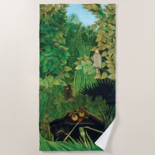 Toalha De Praia Henri Rousseau - Os Jesters Feliz