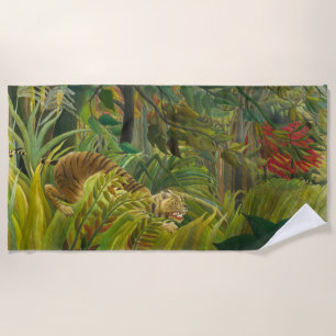 Toalha De Praia Henri Rousseau - Surpreendido!