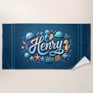 Toalha De Praia Henry Ocean Adventure Beach Towel