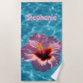 Toalha De Praia Hibiscus Summer