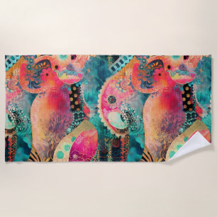 Toalha De Praia Hippie Boho Beach Towel