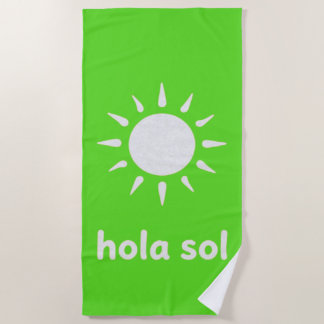 Toalha De Praia Hola Sol