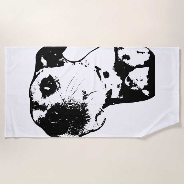 Toalha De Praia Hora da soneca na margem (Frente)