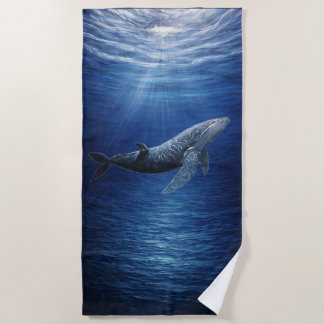 Toalha De Praia Humpback Whale Ocean Beach Towel