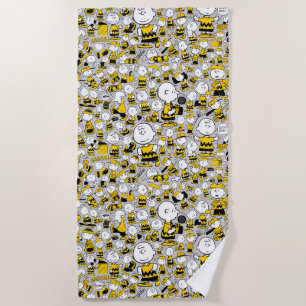 Toalha De Praia I Am Charlie Brown Pattern