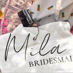 Toalha De Praia Ideias de presentes personalizadas da Bridesmaid<br><div class="desc">"Faça suas madrinhas se sentirem especiais com nossos presentes personalizados do Zazzle! Nossa coleção apresenta uma variedade de itens personalizáveis que são perfeitos para mostrar sua apreciação àqueles que estão do seu lado no seu grande dia.</div>