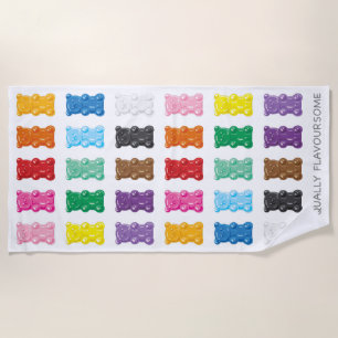 Toalha De Praia Igualdade Gummy Bears Beach Towel