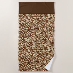 Toalha De Praia Impressão em Towel Leopard de Praia