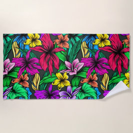 Toalha De Praia Impressão havaiano