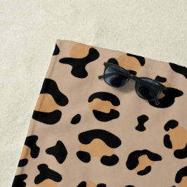 Toalha De Praia Impressão Leopardo, Manchas Leopardo, Leopardo Cas
