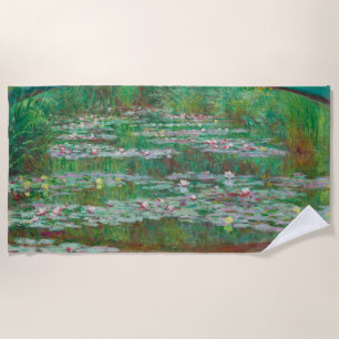 Toalha De Praia Impressionista da Ponte Calçada Claude Monet