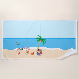 toalha de praia infantil