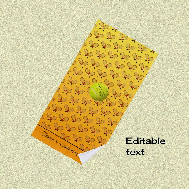 Toalha De Praia Inicializa o tênis de texto personalizado padrão l (Criador carregado)