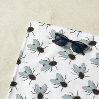 Toalha De Praia Insetos De Mosca De Mosca Insetos Insetos Inseto Y