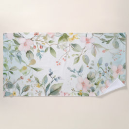 Toalha De Praia Inspirado em flores de maçã