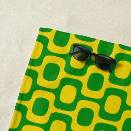 Toalha De Praia Ipanema Sidewalk Pattern, Beach Pattern, Brazil