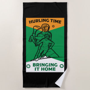 Toalha De Praia Irish Hurling Sport