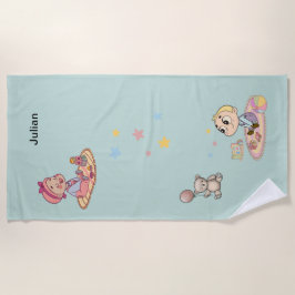 Toalha De Praia Irmão e irmã