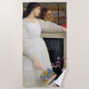 Toalha De Praia James Whistler - Sinfonia em branco nº 2