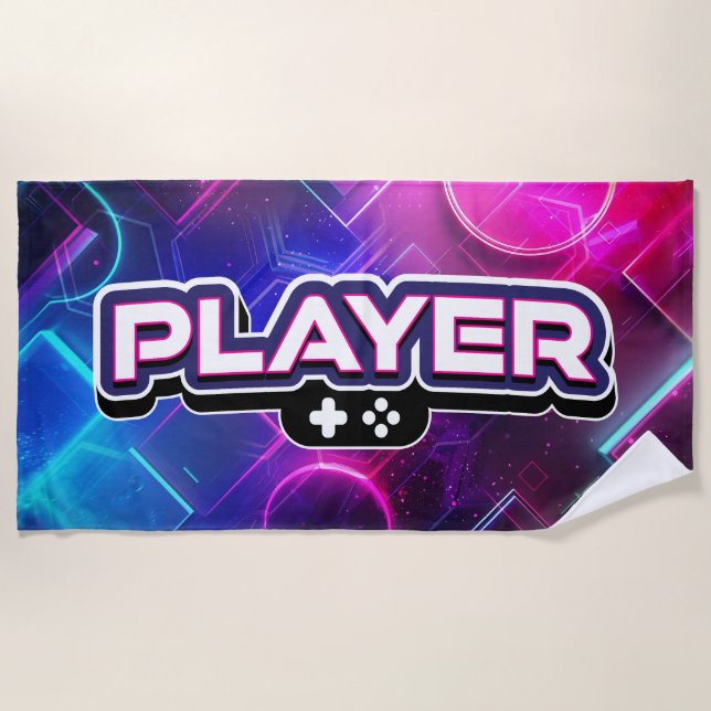 Toalha De Praia Jogador (Frente)